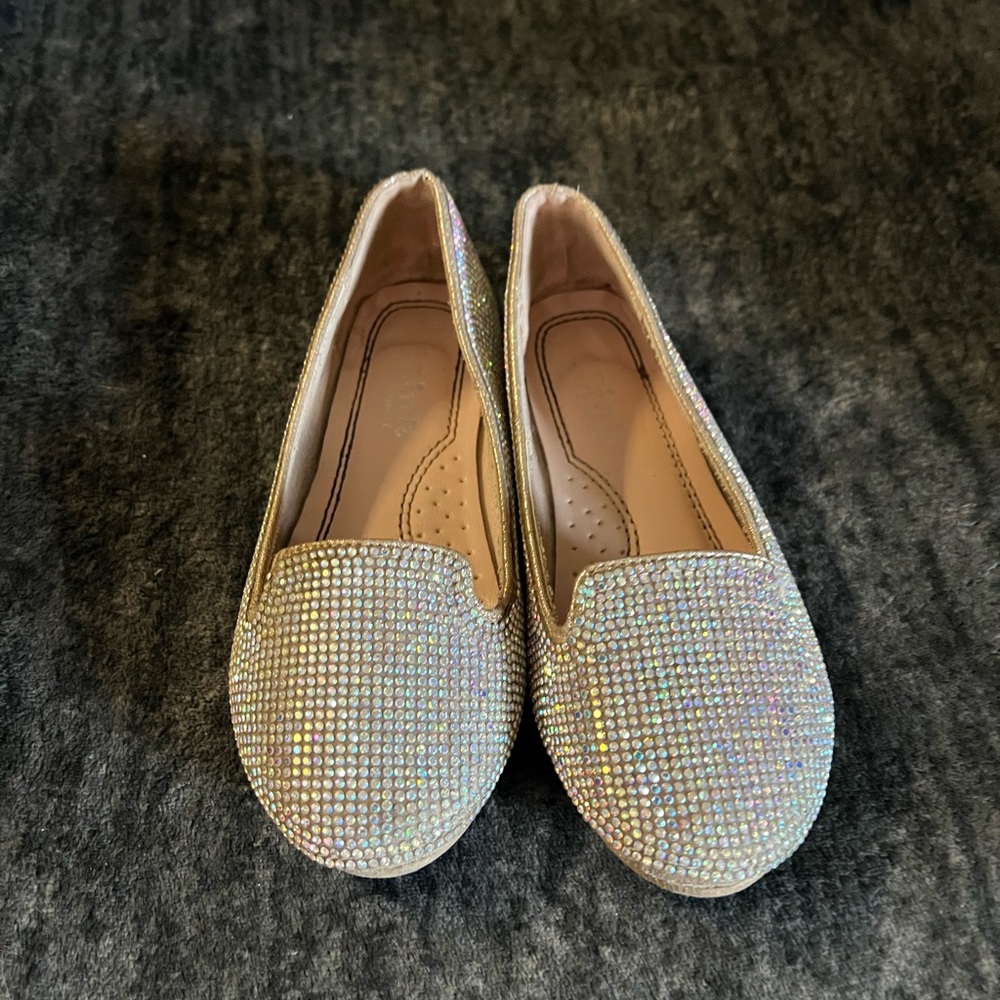 Elegant Rhinestone Loafers